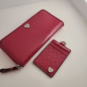 COPY - Coach heart wallet